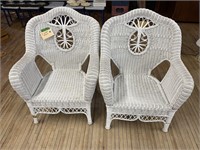 2 WICKER CHAIRS