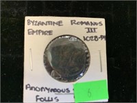 Byzantine Empire Roman III Coin