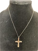 Sterling Cross Necklace