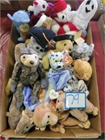Assortment of TY Stuffed Animals