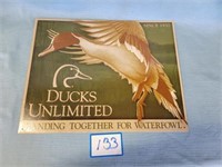 Ducks Unlimited Tin Sign