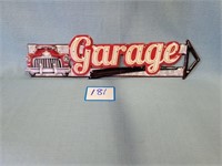 Embossed GARAGE Metal Sign