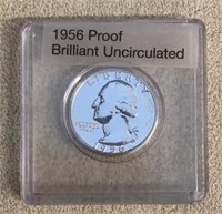 1956 Proof Silver Washington Uncirculated Quarter