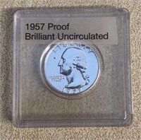 1957 Proof Silver Quarter