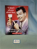 Drinking Sign MAN CAVE BAR Sign