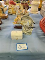 Assorted Porcelain Carousel Horses & Figures