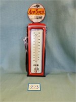 AIR SPEED GASOLINE Embossed Thermometer Sign