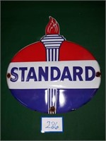 Vintage STANDARD Embossed Sign