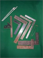 Vintage Squares and Measuring Tools