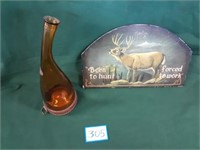 Tennessee Whiskey Jar w/Deer sign