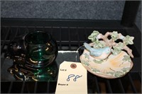 Glass cat candle holder and more