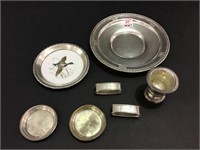 Lot of 7 Sterling Silver Pieces Including Serving