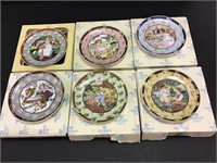 Lot of 6 Villeroy & Boch Germany Collector Plates