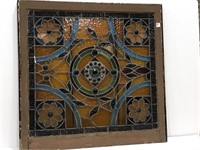 Vintage Stained Glass Window-23 X 34