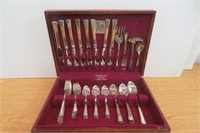 Silver Chest Rost Silver Plate Oneida Flatware