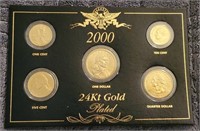 Gold Plated 2000 Coin Set