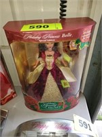 HOLIDAY PRINCESS BELLE  BEAUTY & THE BEAST BARBIE