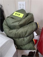 GREEN SLEEPING BAG