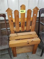 WOOD PLANK SMALL SEAT/ BENCH