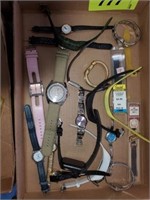 FLAT OF MISC. WATCHES
