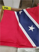 CONFEDERATE FLAG- SHOWS STAINS