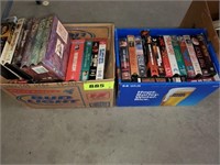 2 BOXES VCR TAPES