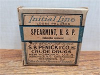 Vintage Spearmint USP S.B. Penick & Co Crude Drugs