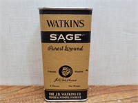 Watkins Sage Paper Styled Tin #Empty