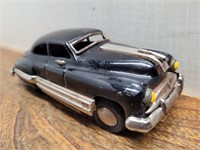 Vintage Black-Silver Push & Go Car