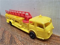 Vintage Plastic Yellow with Red Ladder Fire Truck