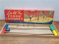 Vintage Floor Croquet Set Allens Better Toys