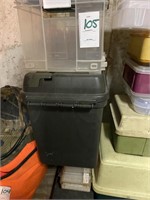 6 qty Asst Plastic Boxes