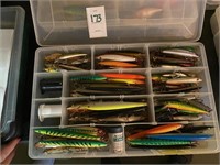 Plano Flat Tackle Box w/asst lures