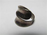 Silver Colored Metal Ring #2 Sz 6-1/2 Stamped 625