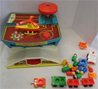 Vintage FISHER PRICE  Airport & Accessories