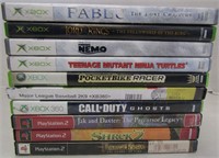 10 Video Games Xbox & PS2