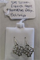 925 Silver French Hook Design Earrings