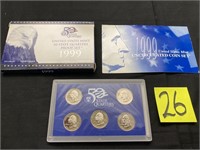 1999 US Mint 50 State Quarters Proof Set