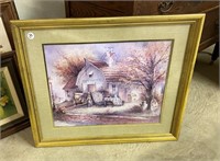 Barn Picture Framed & Matted