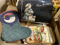 Christmas Stockings & New Potholders,