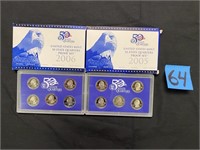2005 US Mint 50 State Quarter Proof Set