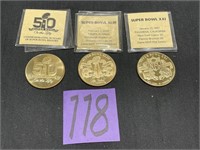 NFL Super Bowl Commemorative Coins