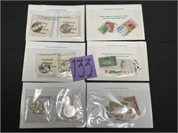 America the Beautiful Coin & Stamp Collection Sets