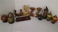 Indonesian Hand Carved Wood Lot 2