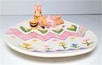 OCI Fitz & Floyd Easter Bunny Plate