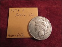 1928-s silver peace dollar