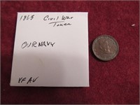 1865 U.S. civil war token
