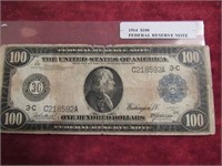 series of 1914  $100.00 note