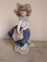 lladro lady figurine