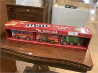 M & M Tin Train Set.